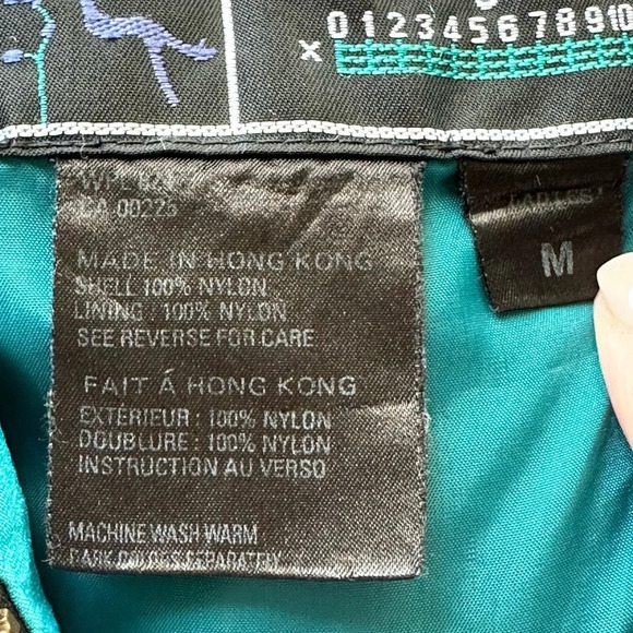MOUNTAIN GOAT Vintage Anorak Jacket Teal Embroidered Western Vibe, Size Medium - Picture 11 of 16